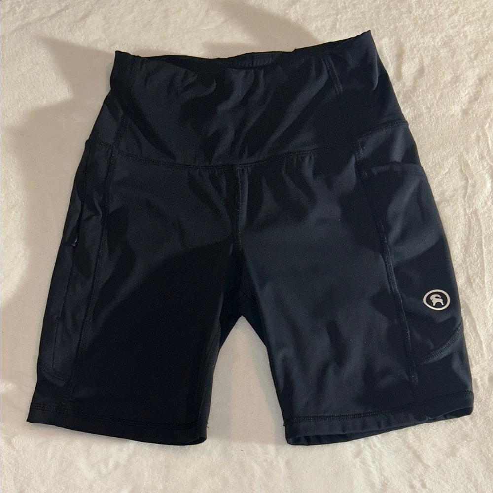 High-Performance Black Bike Shorts for Women